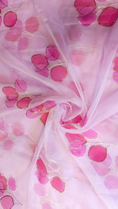 organza print embroidery