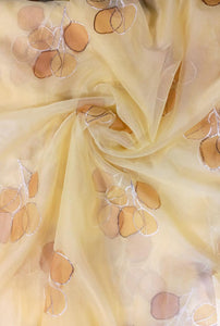 organza print embroidery